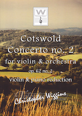 Cotswold Concerto no. 2 for violin & orchestra op. 62 no.2 (piano reduction)